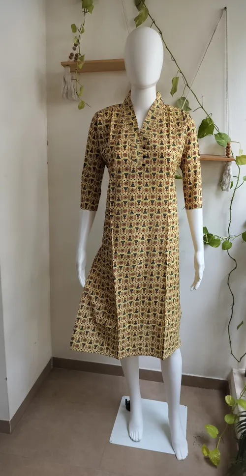 Kalamkari Print Cotton Kurti 9